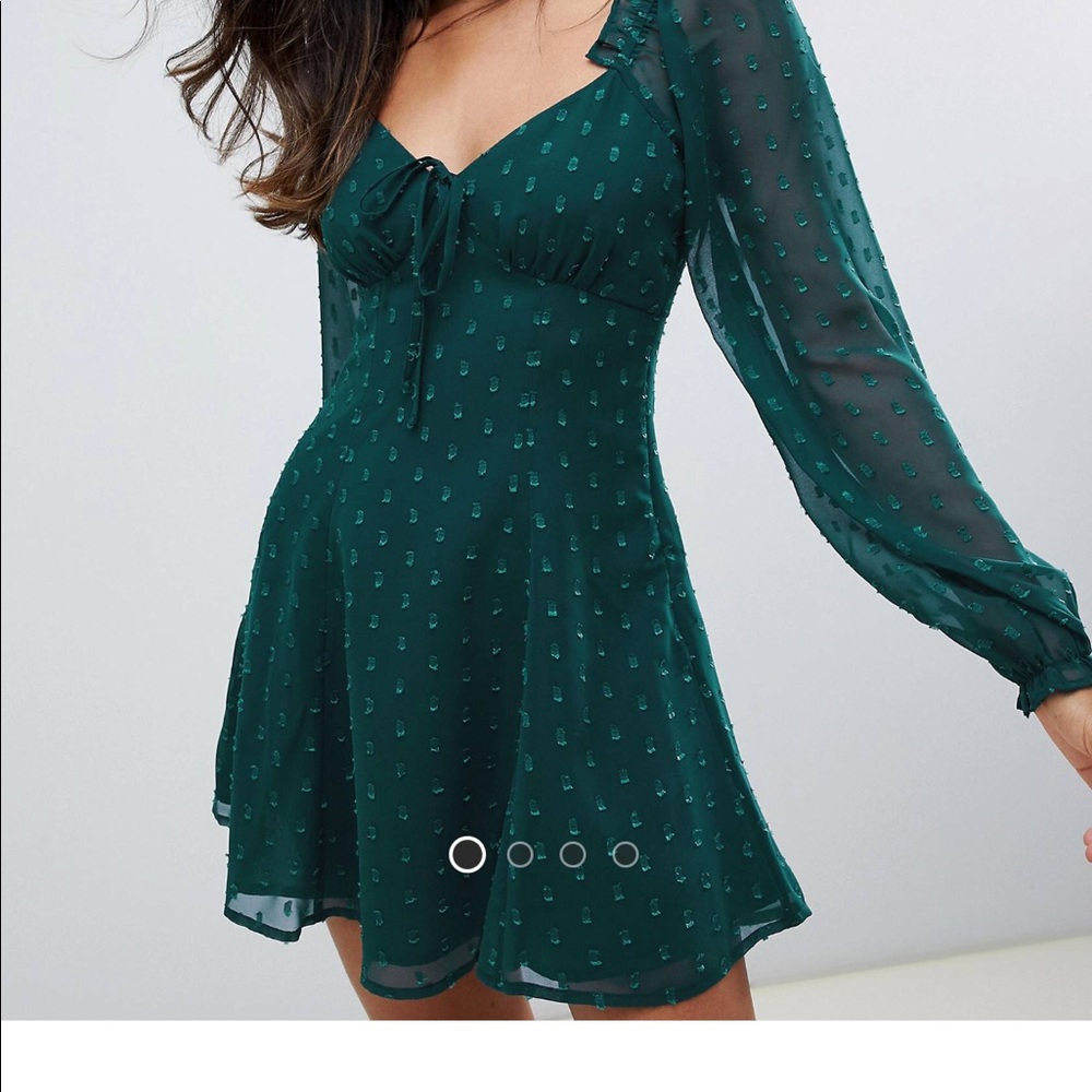 ASOS sweetheart babydoll mini swing dress